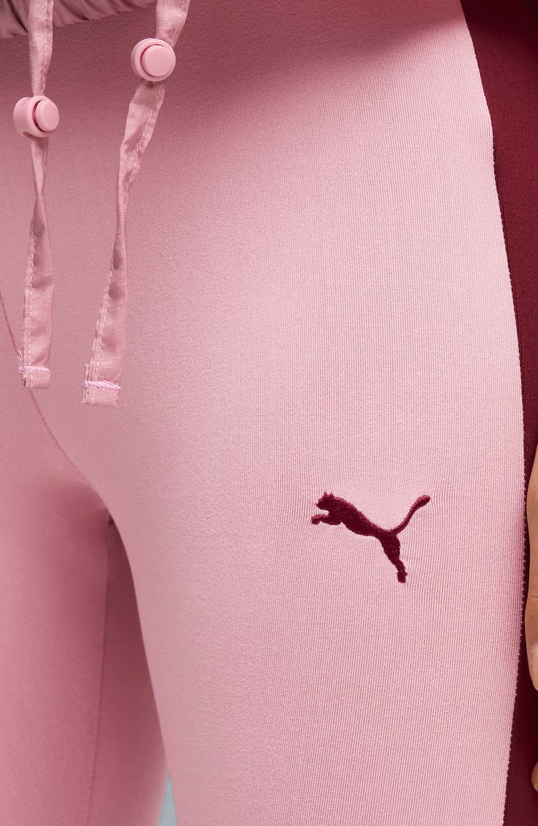 PUMA T7 Leggings, Alternate, color, Poised Pink-Ruby Shimmer