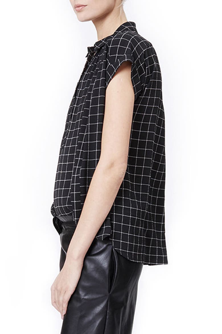 Shannon Maternity/Nursing Top, Alternate, color, BOX PLAID