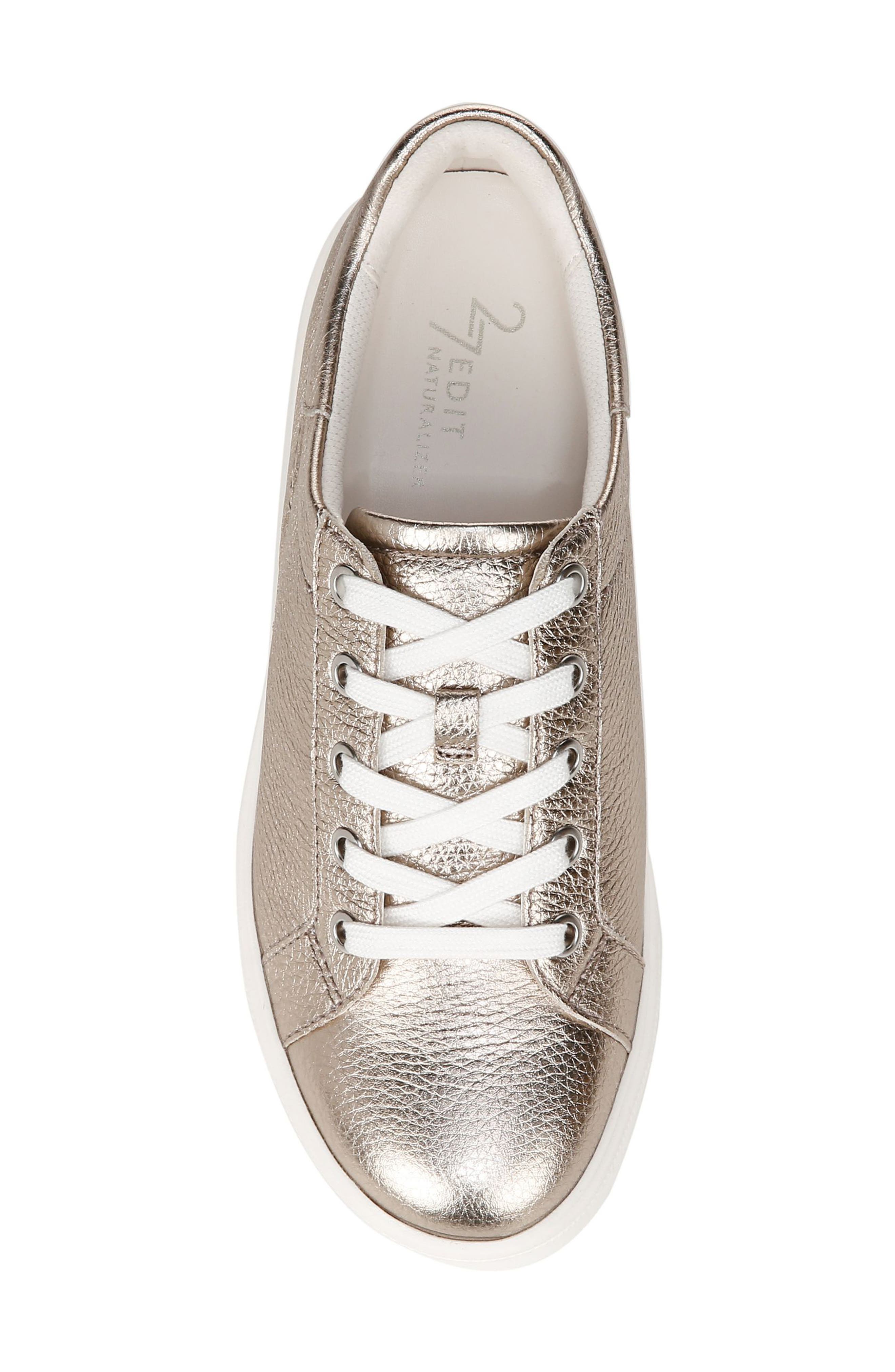 Marisol Platform Sneaker, Alternate, color, CHAMPAGNE LEATHER