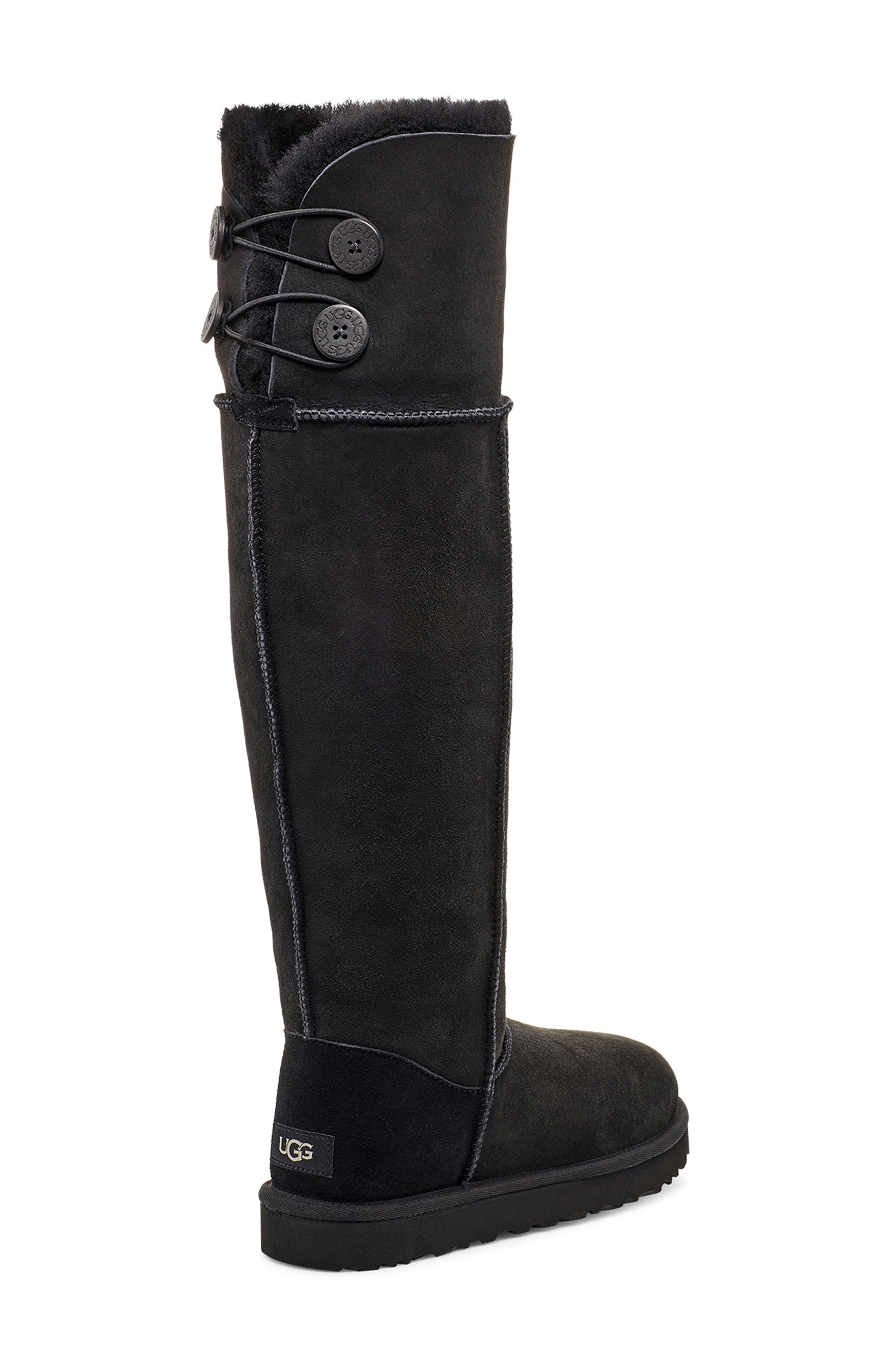 UGG<sup>®</sup> Bailey Button Cuff Over the Knee Boot, Alternate, color, 
