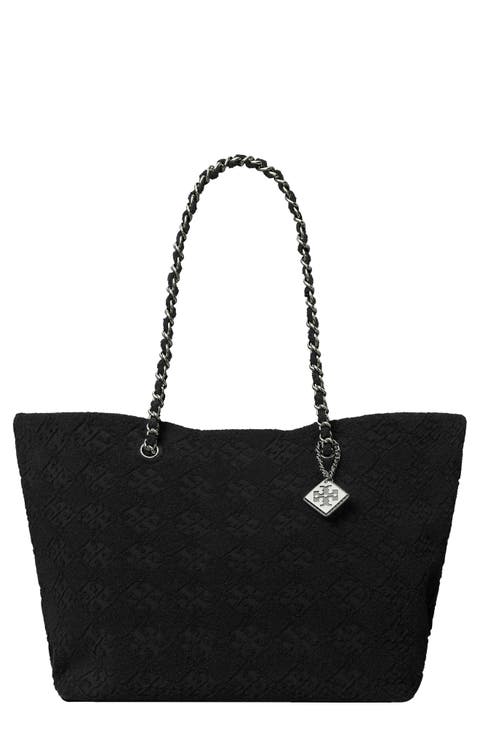 Ella Chain Terry Cloth Tote