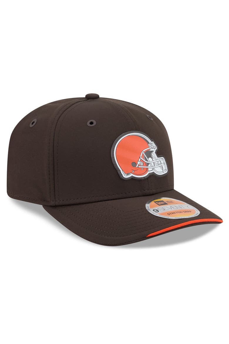 Men's New Era Brown Cleveland Browns 2026 Sideline 9SEVENTY Adjustable Hat, Alternate, color, Brown
