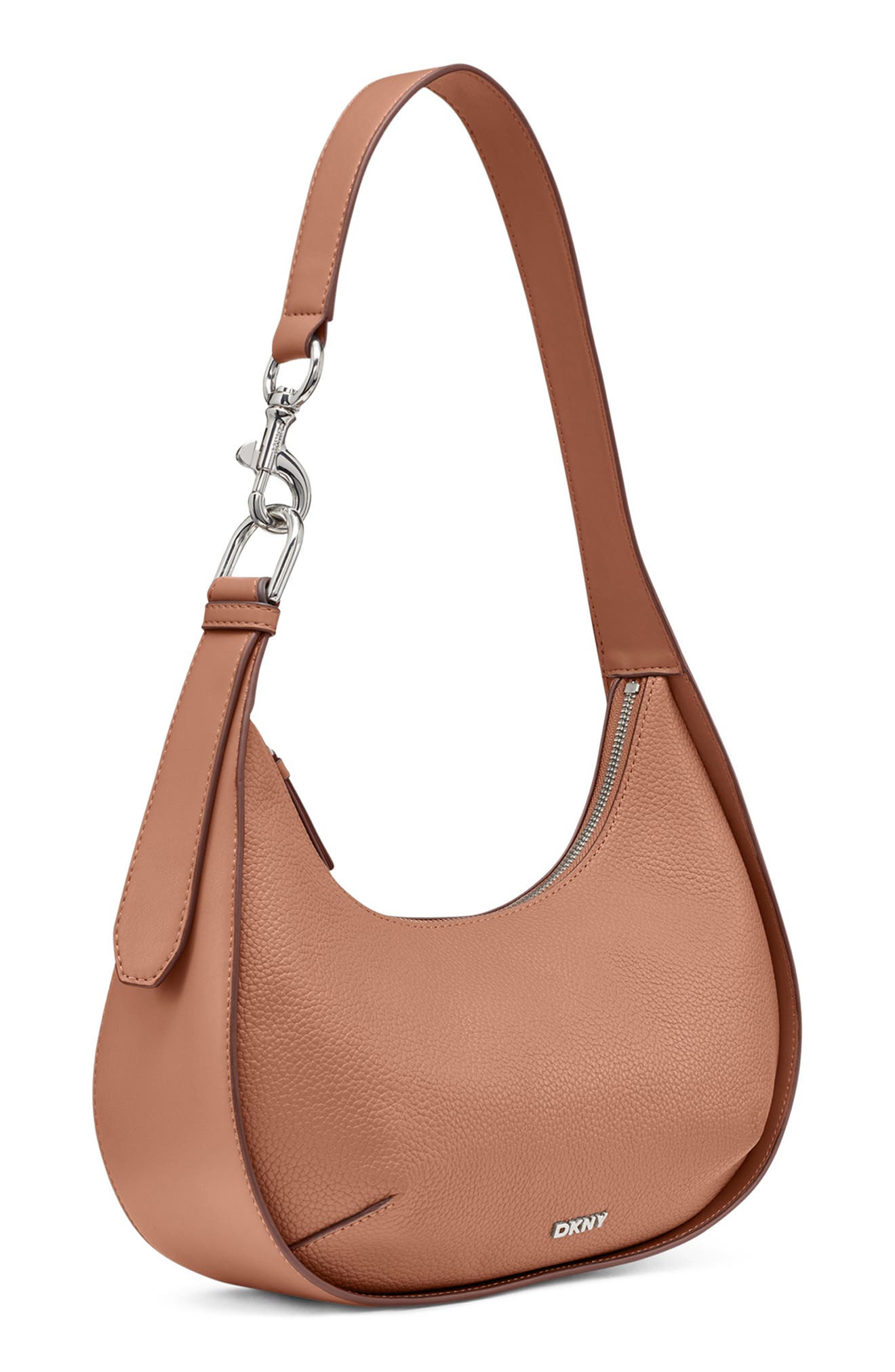 DKNY Thyme Hobo Bag, Alternate, color, Hot Cocoa