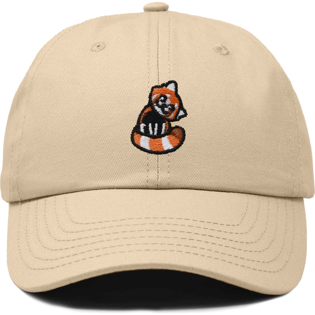 DALIX DALIX RED PANDA EMBROIDERED DAD HAT