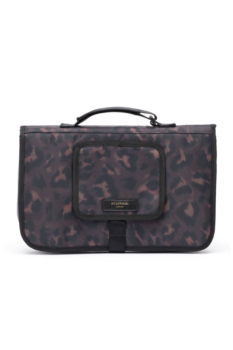 Storksak Baby Changing Station, Main, color, Leopard