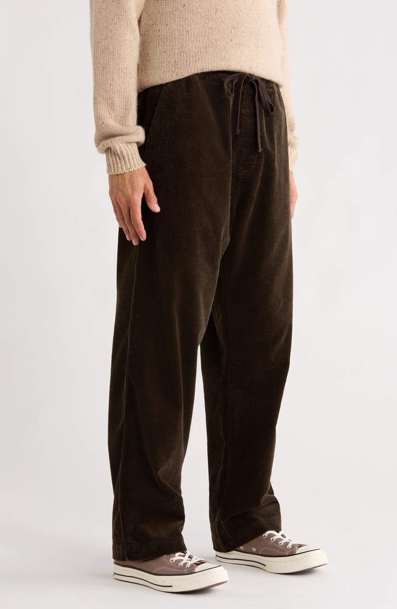 Carhartt Work In Progress Floyde Tie Waist Corduroy Pants, Alternate, color, Tobacco Rinsed