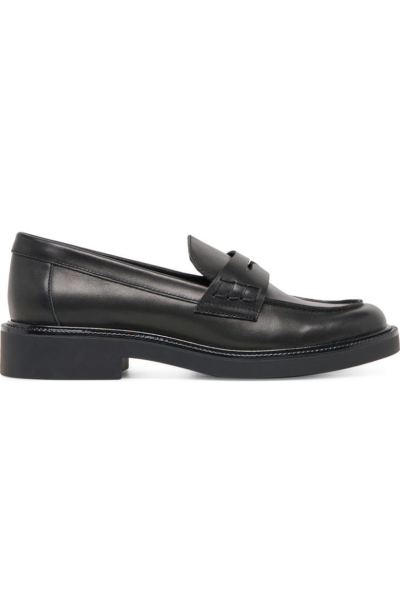 Dolce Vita Tiggy Penny Loafer, Alternate, color, Black Leather