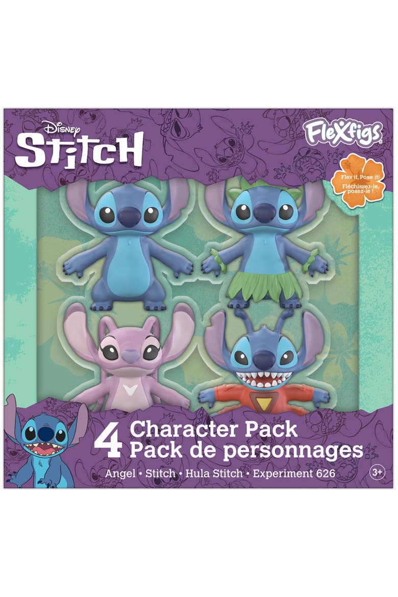 Lilo & Stictch 4 Character Pack  3+, Alternate, color, Multicolored