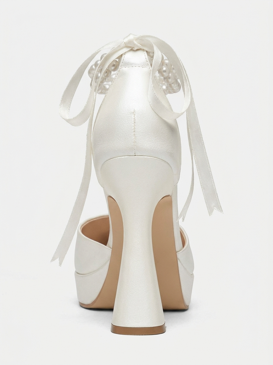 Vanice Pearl Bridal High Heel Pump, Alternate, color, Ivory