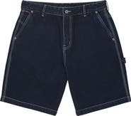 Quiksilver Baggy Fit Cotton Denim Cargo Shorts