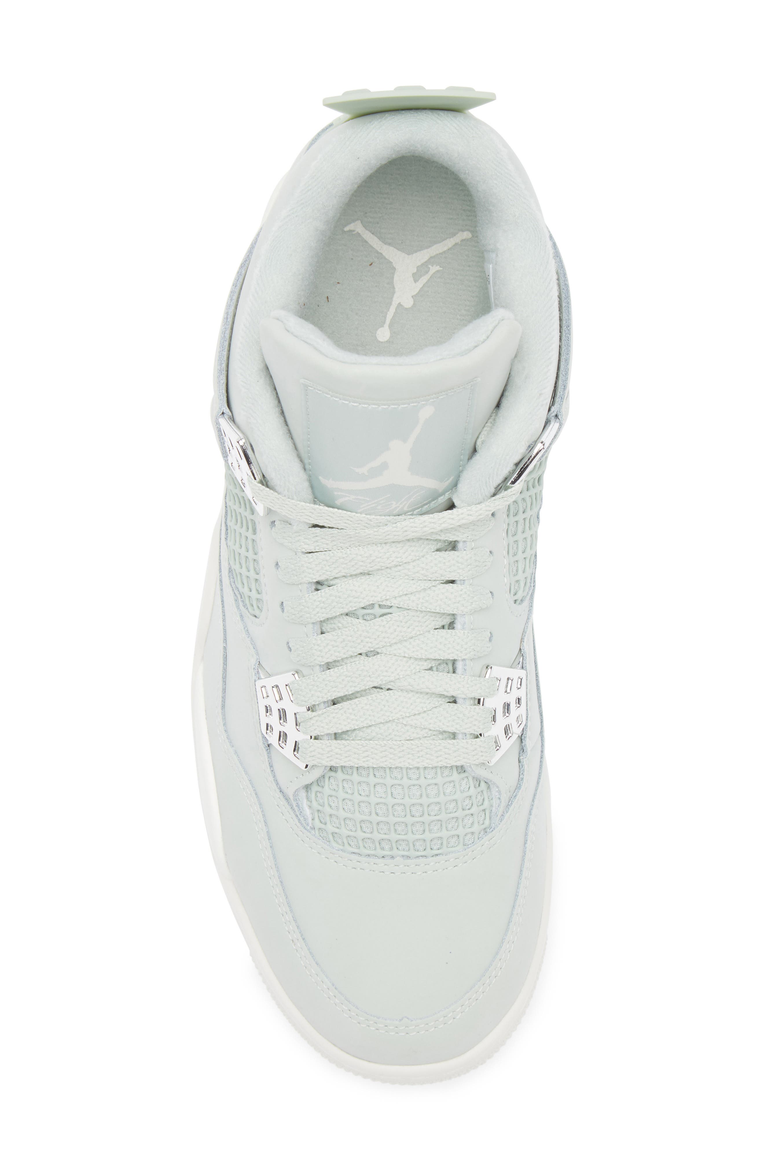 Air Jordan 4 Retro Basketball Sneaker, Alternate, color, 003 SEAFOM/SAIL