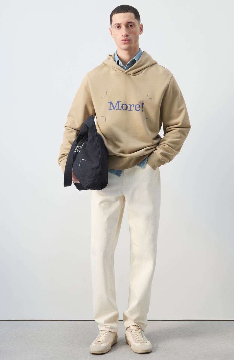 MANGO x Fantastic Man More! Graphic Hoodie, Alternate, color, Beige