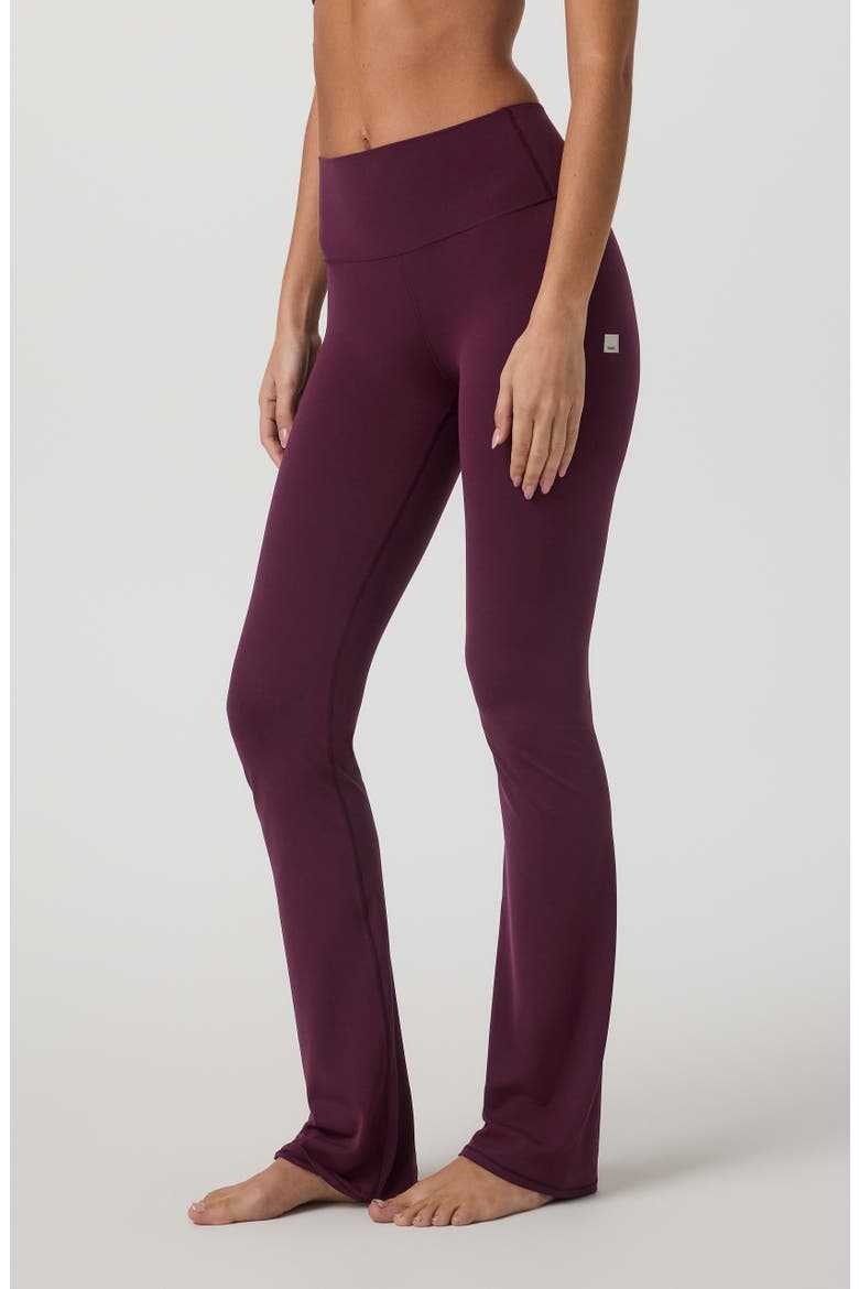 AllTheFeels™ High Waist Slim Flare Pants, Alternate, color, CERISE