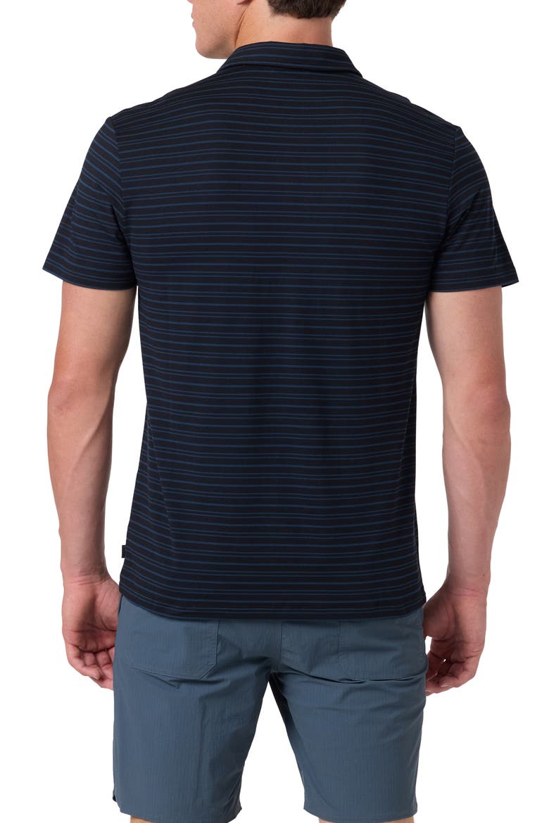 TRVLR UPF Performance Polo, Alternate, color, BLACK 2