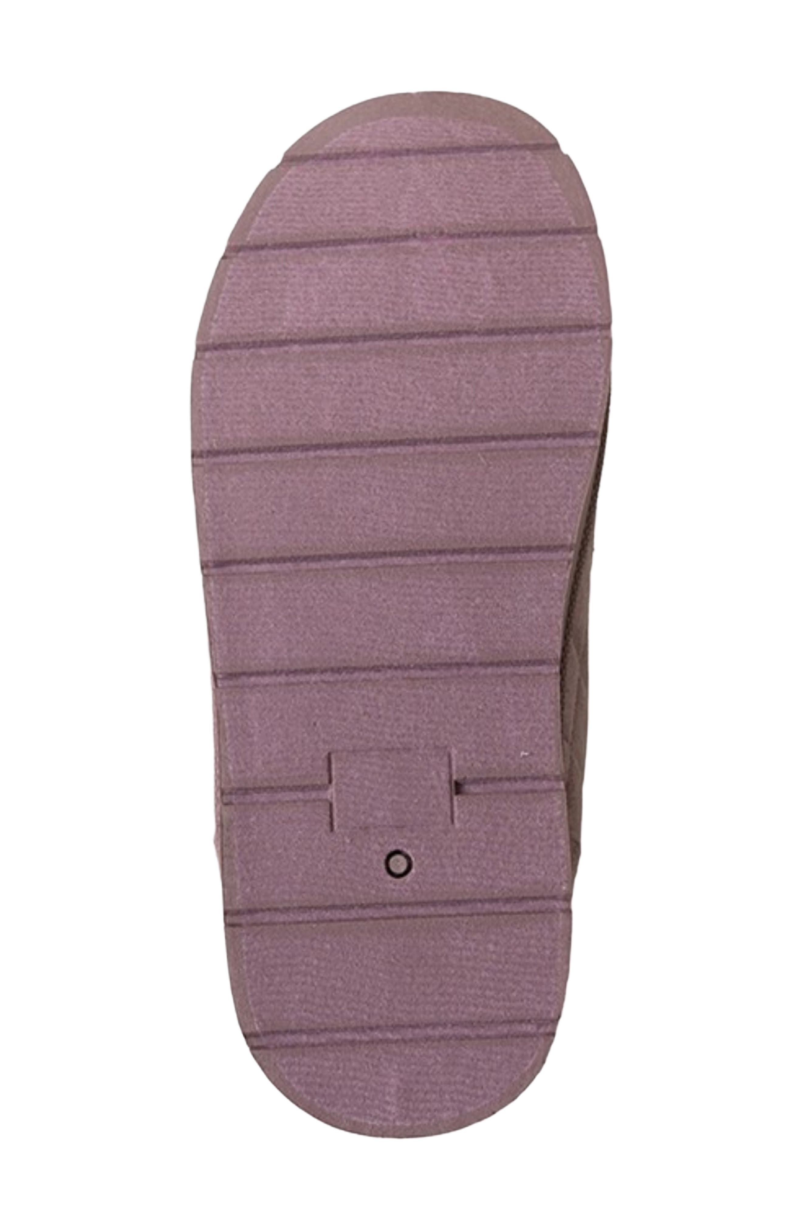 Kids' Quilted Bootie, Alternate, color, DARK MAUVE