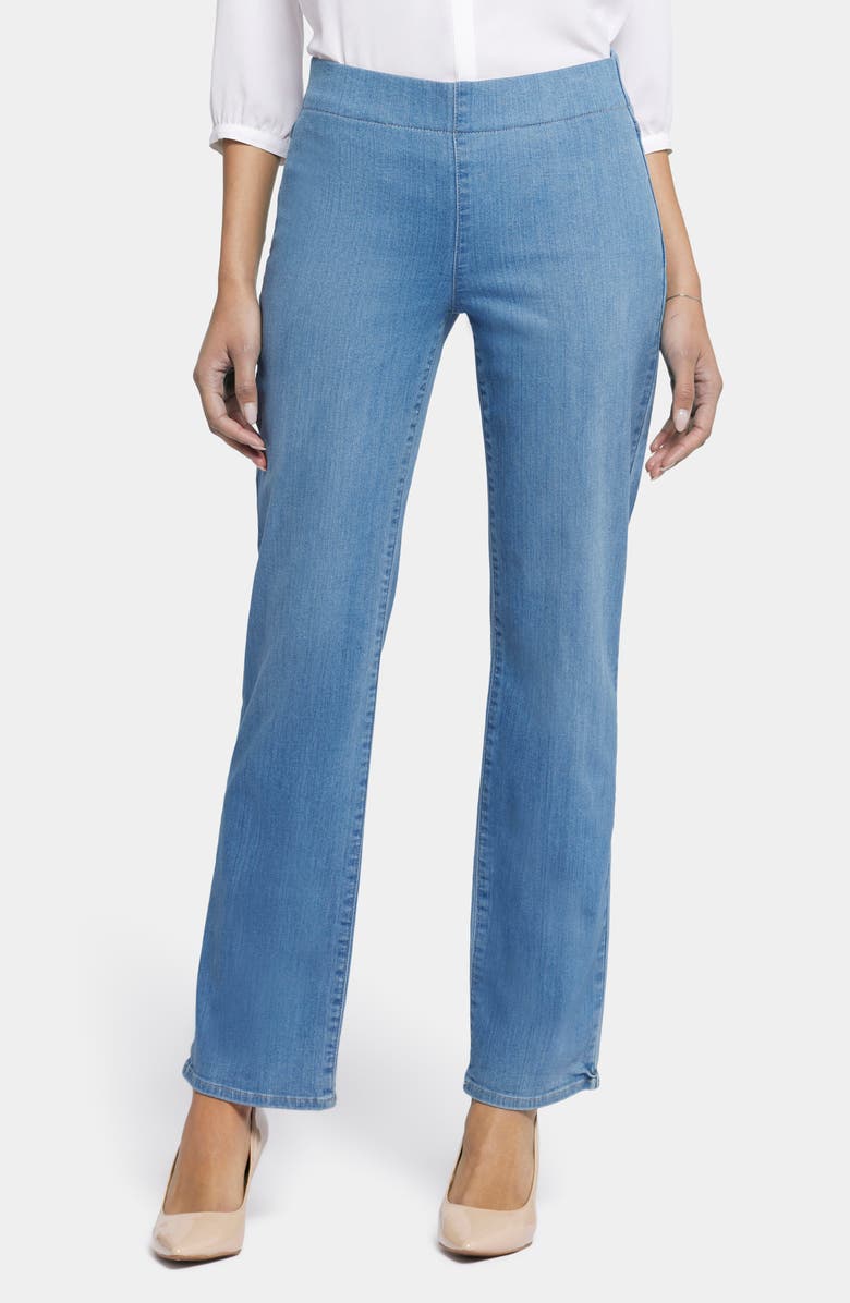 NYDJ Bailey Pull-On Relaxed Straight Leg Jeans, Main, color, 
