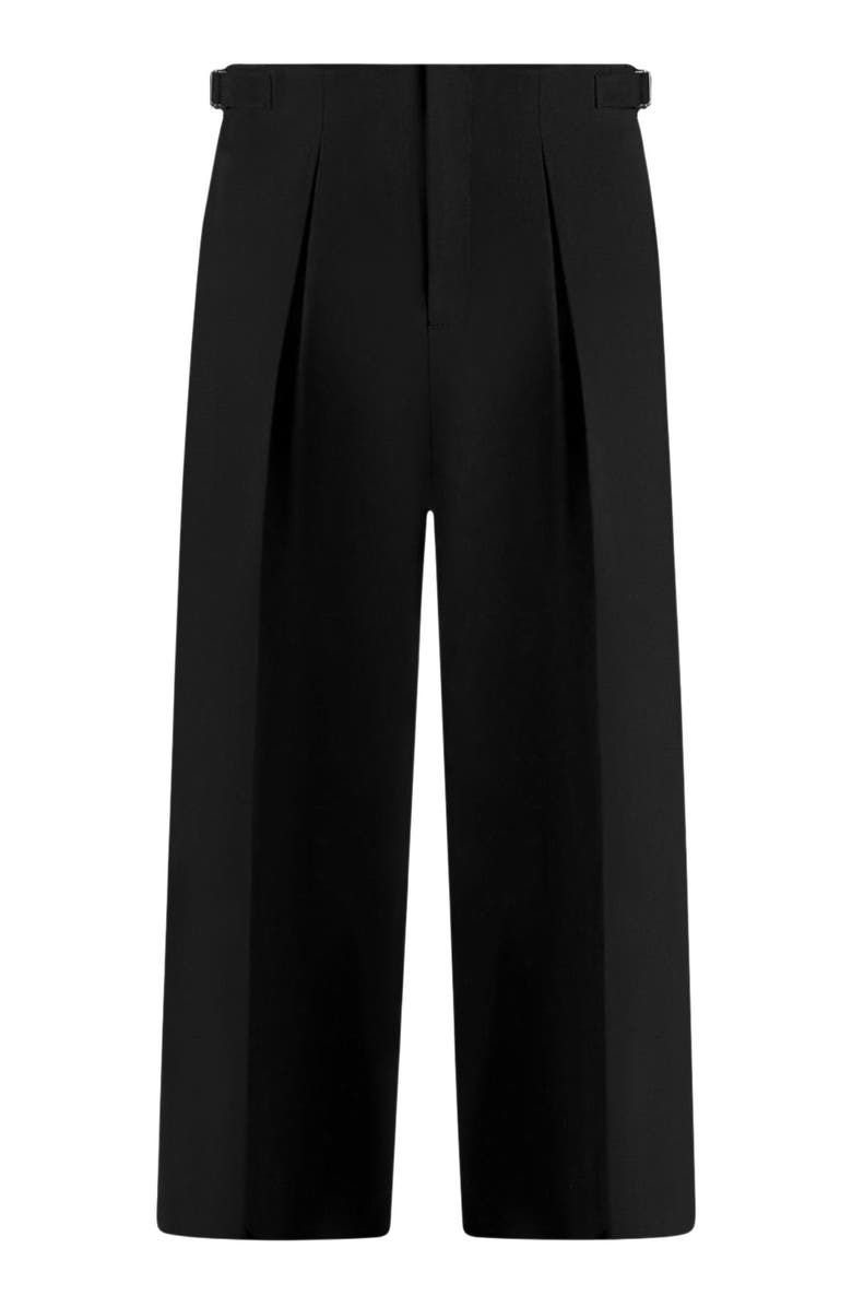 Manière De Voir Lior Box Pleat Wide Leg Trousers, Alternate, color, Black