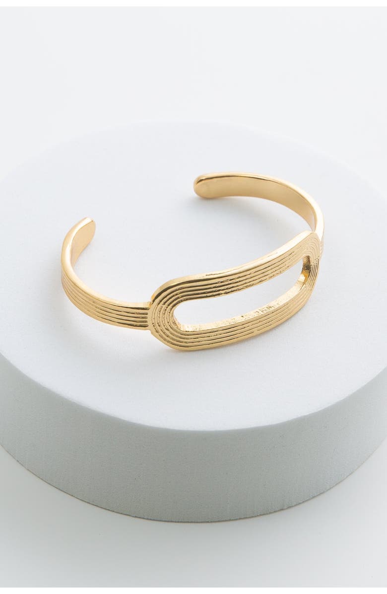 Noonday Collection Circuit Cuff, Main, color, Gold