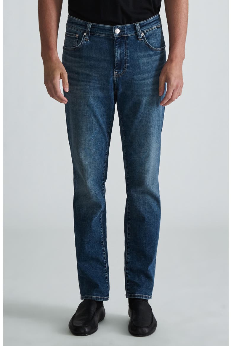 Steve Tapered Jeans, Main, color, MID BRUSHED CLASSIC