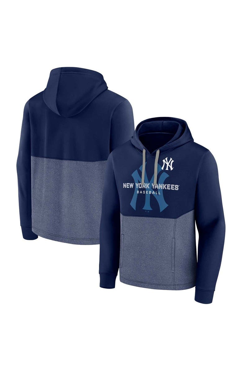FANATICS Men's Fanatics Branded Navy New York Yankees Call the Shots Pullover Hoodie, Main, color,
