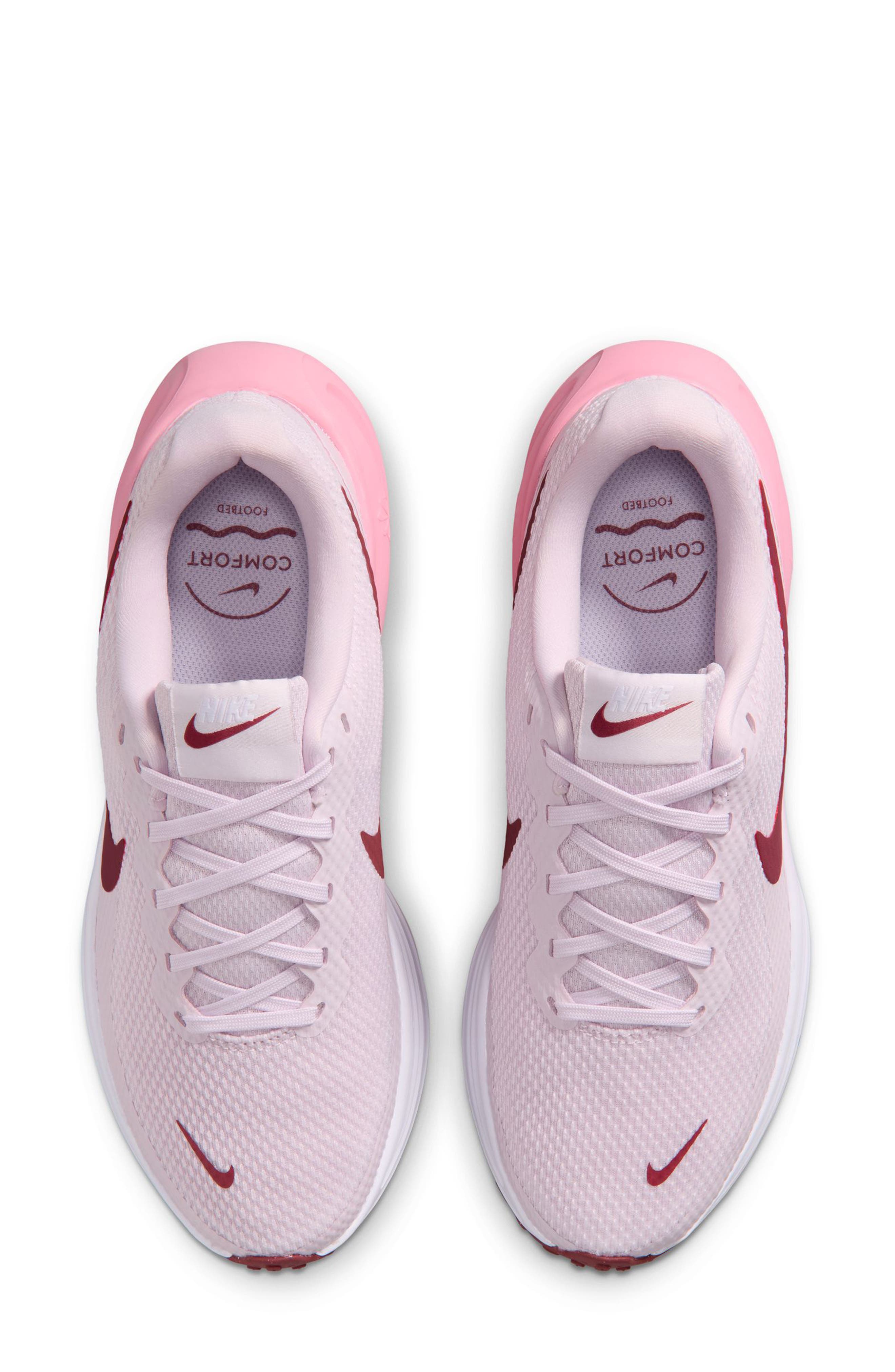 Revolution 8 Running Shoe, Alternate, color, BLEACHED LILAC/ PINK/ WHITE