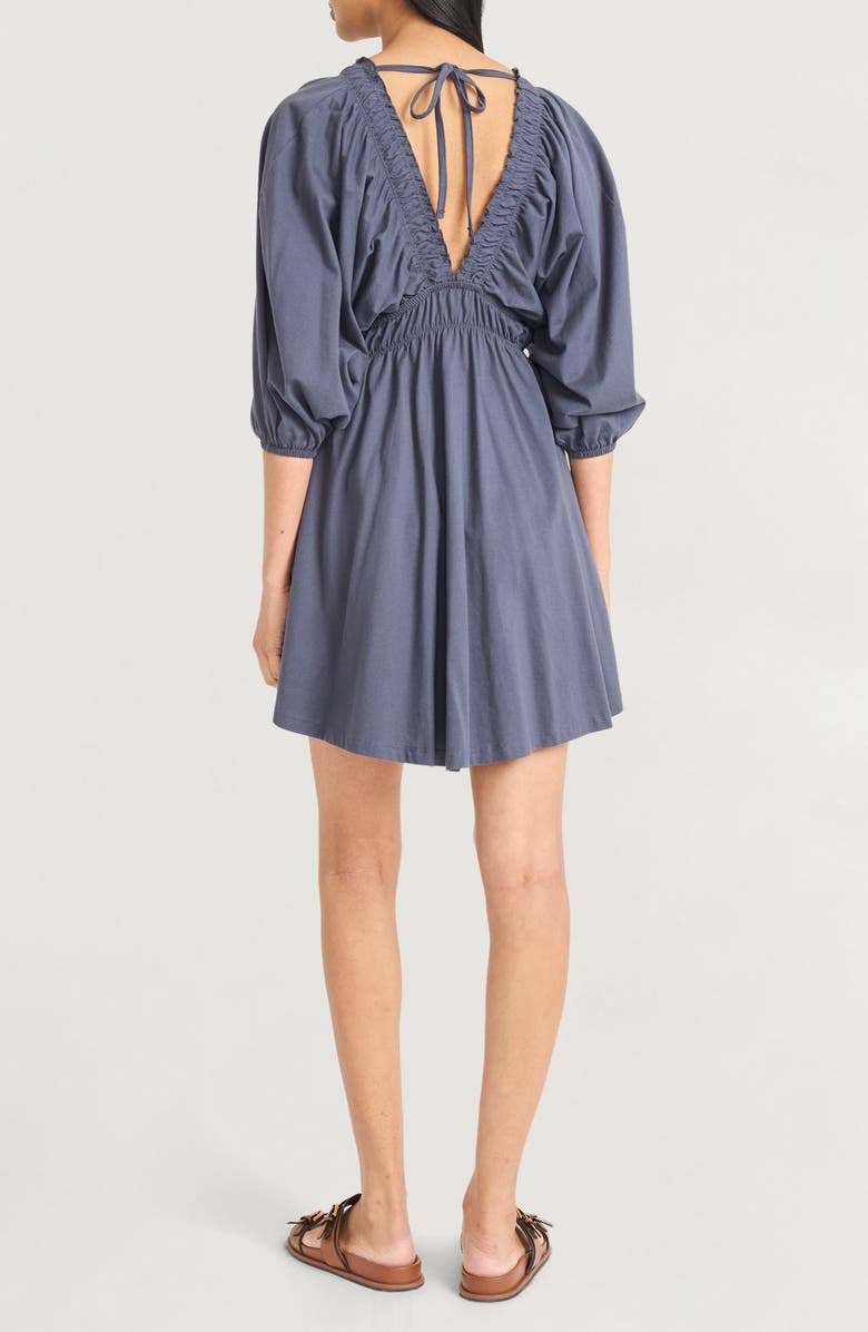 The Good Journey Blouson Minidress, Alternate, color, Orion Blue