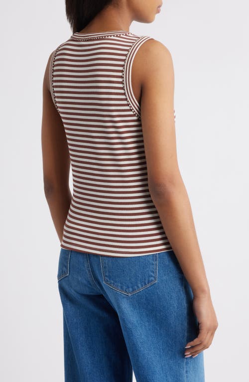 Wit & Wisdom Stripe Rib Tank
