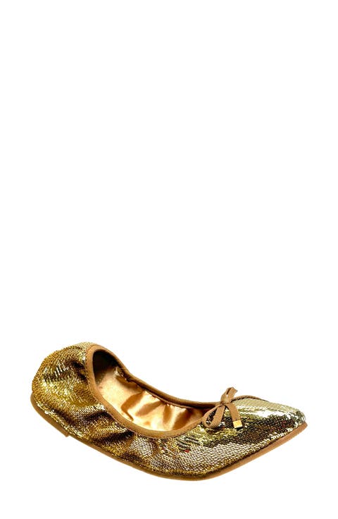 Sequin Ballerina Flat (Women)