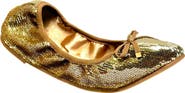 NINETY UNION Sequin Ballerina Flat
