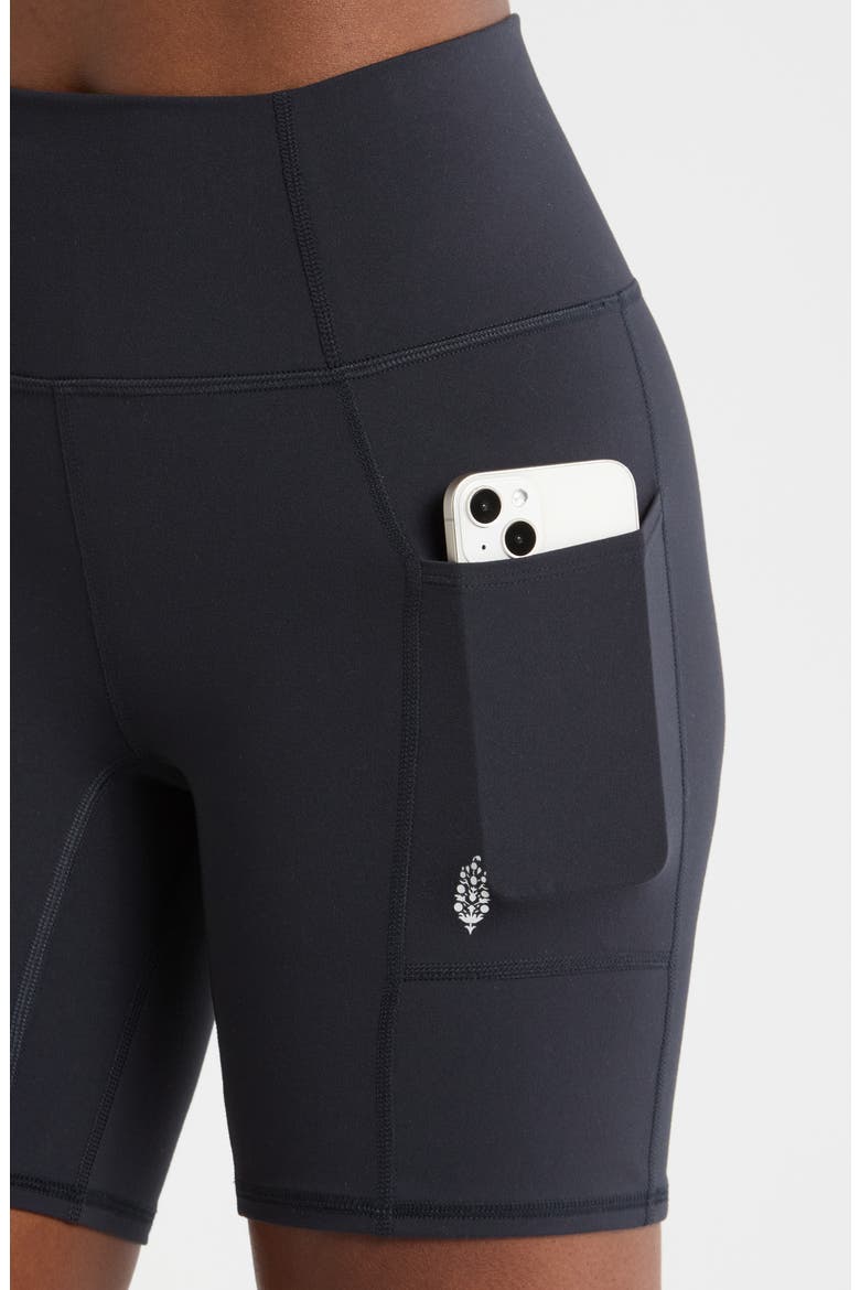 FP Movement Never Better Pocket Bike Shorts, Alternate, color, BLACK