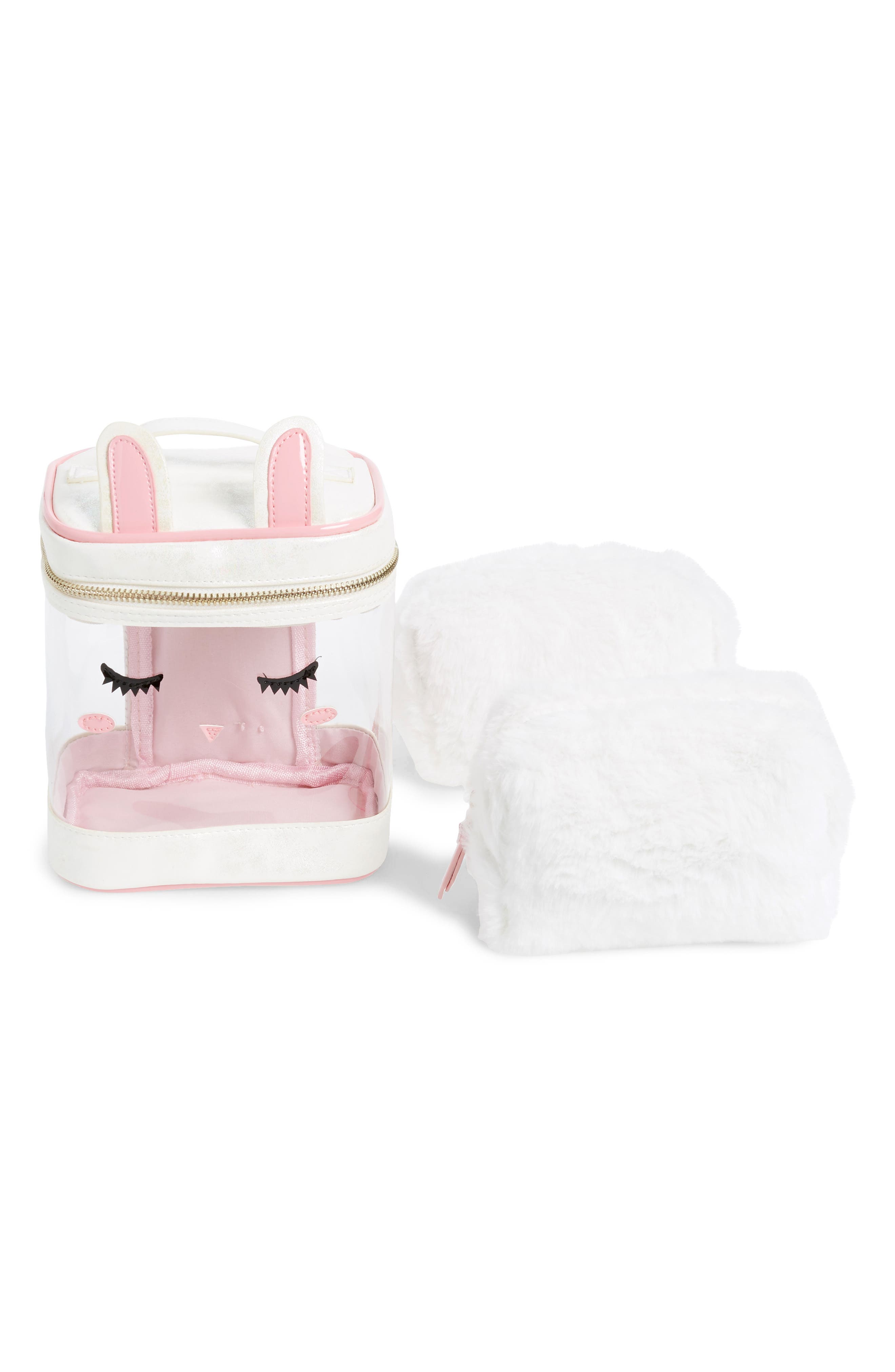 Under One Sky Bunny Three-Piece Bag Set, Main, color, 