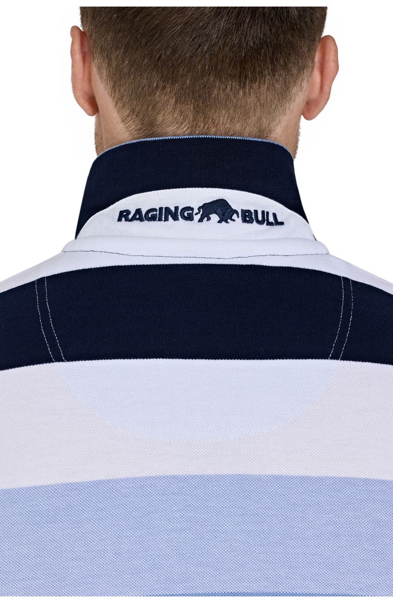 Raging Bull Birdseye Hoop Pique Polo, Alternate, color, Sky Blue
