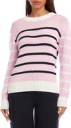 Karen Kane Stripe Crewneck Sweater