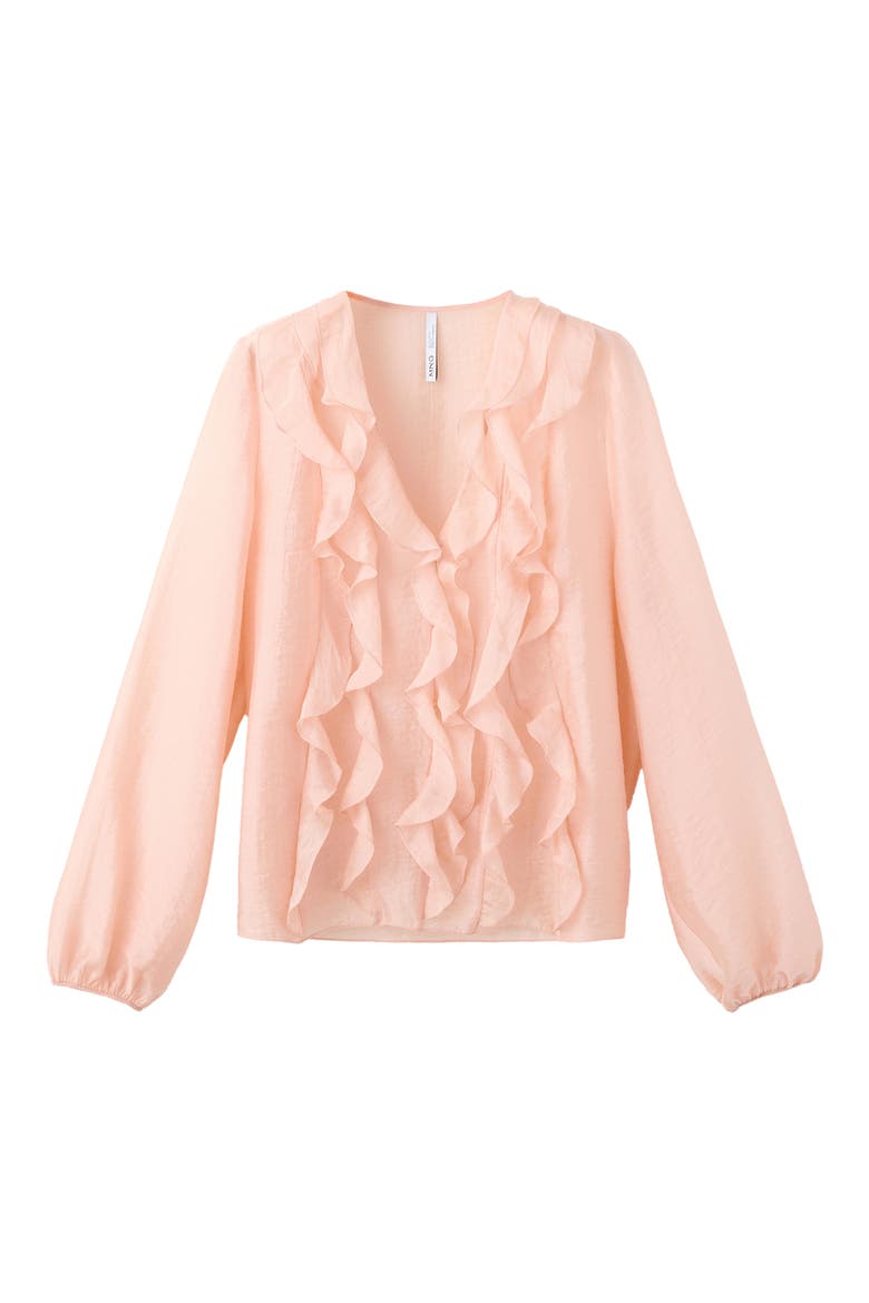 Ruffle Top, Alternate, color, PASTEL PINK