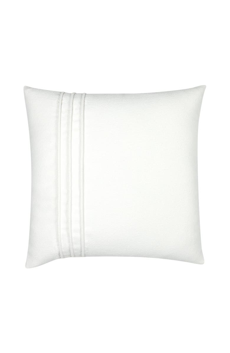 Elaine Smith Continuity Hand Pleated Boucle Indoor & Outdoor Woven Accent Pillow, Main, color, Shell