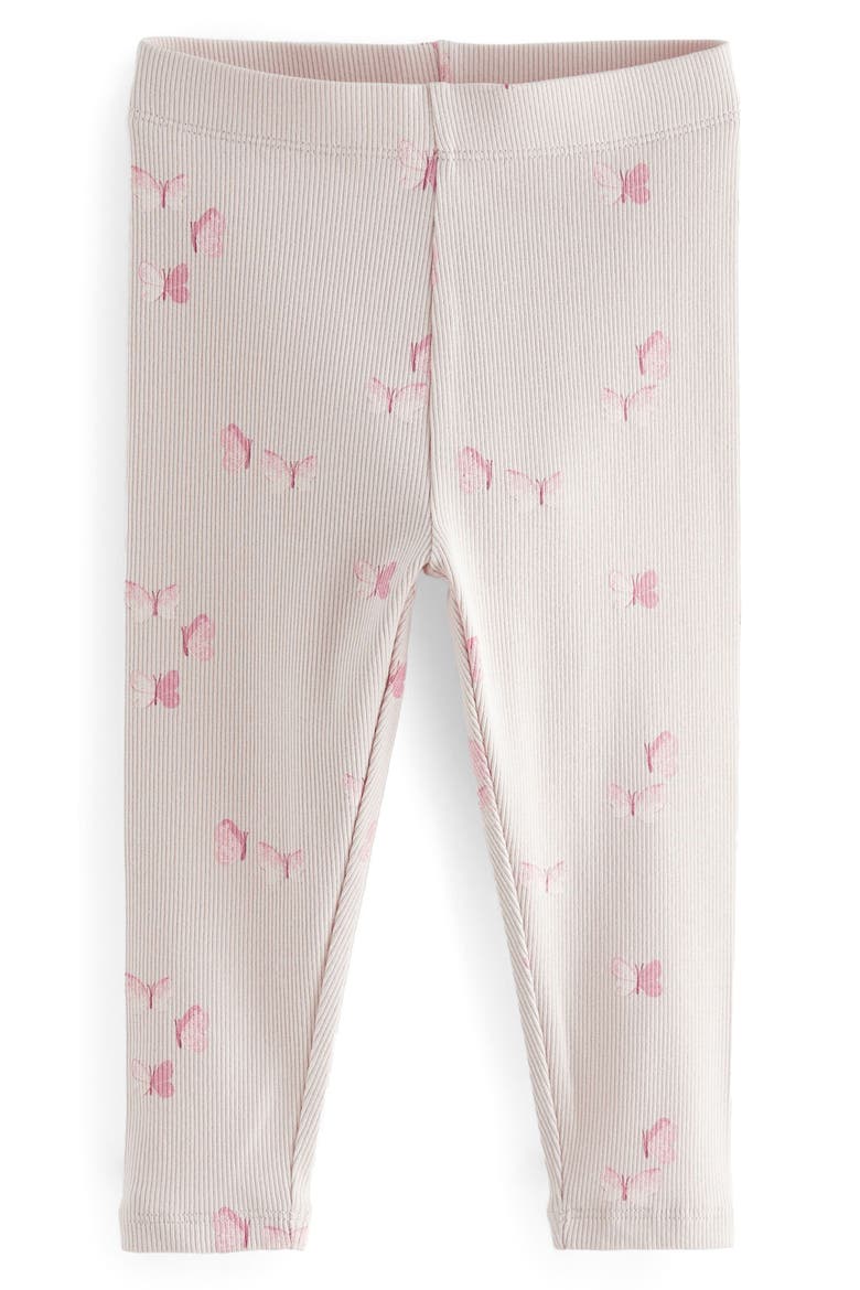 Kids' Assorted Floral 5-Pack Rib Leggings, Alternate, color, PINK