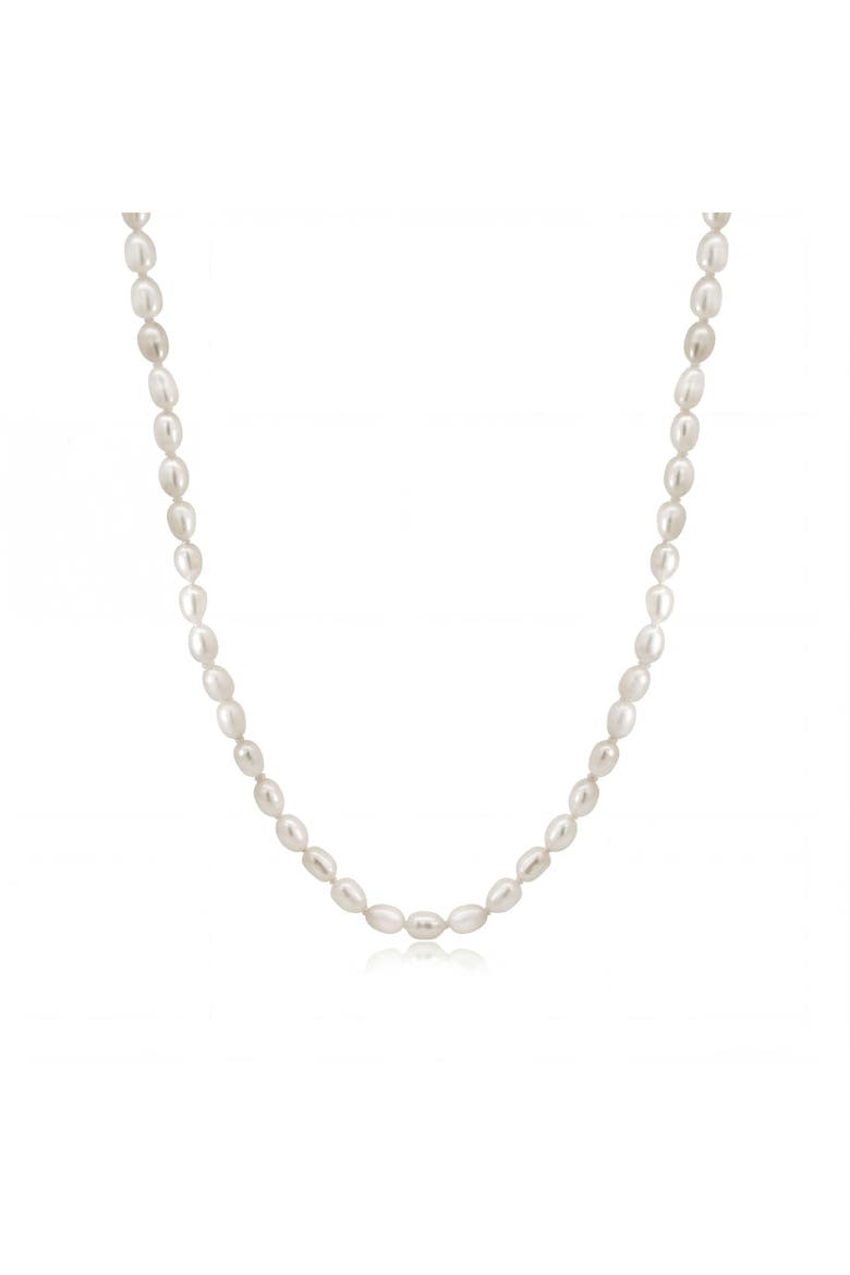 Coastal Pearl Necklace, Alternate, color, Sterling Silver
