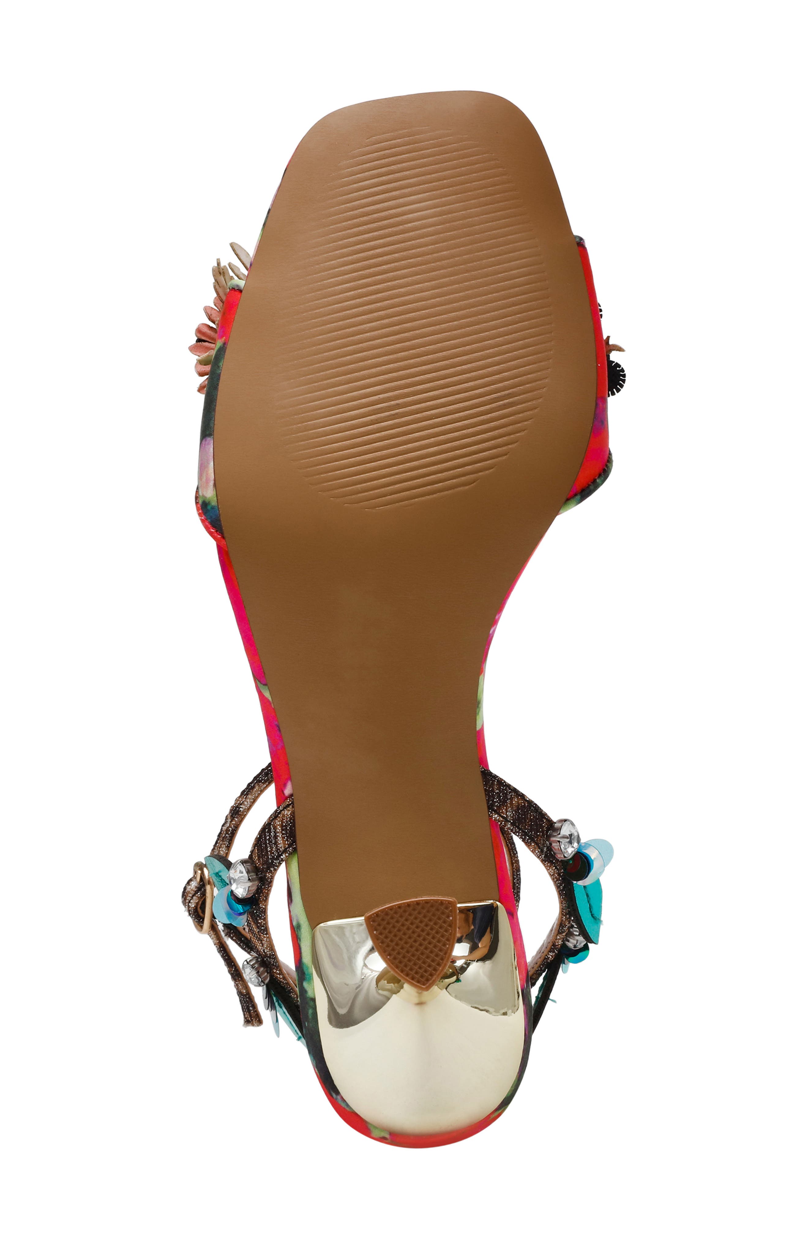 Betsey Johnson Karra Ankle Strap Sandal, Alternate, color, 