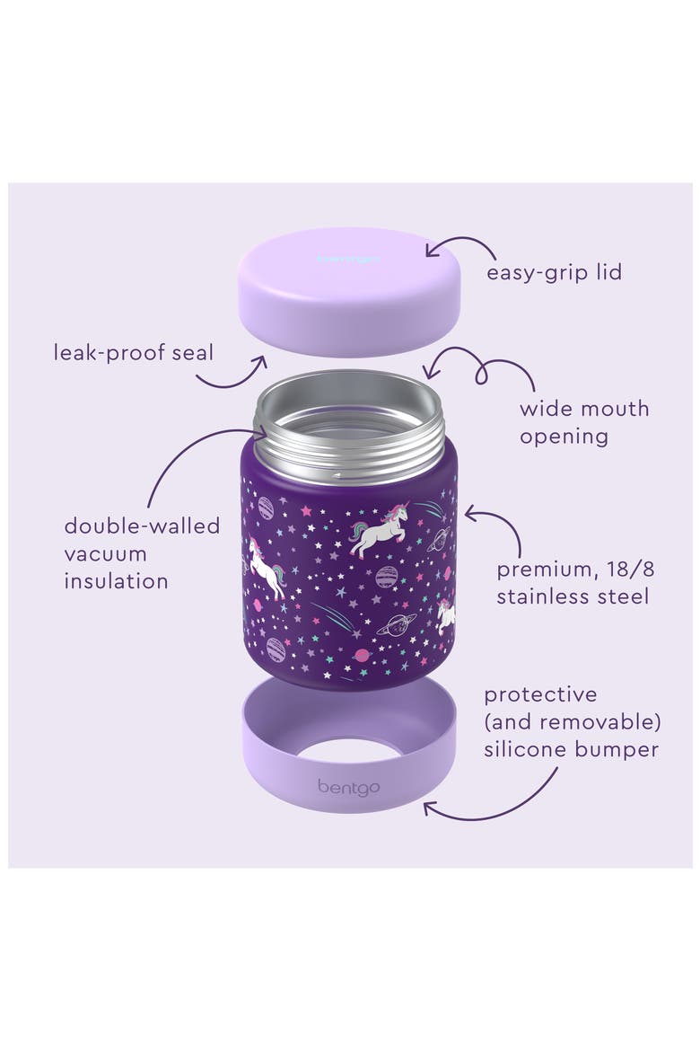Kids' Insulated Stainless Steel Food Jar, Alternate, color, UNICORN