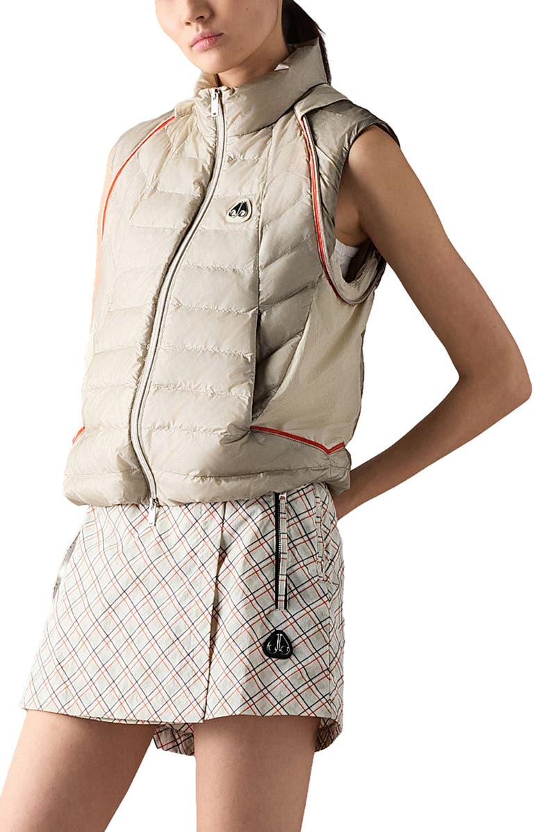 Moose Knuckles Cloud Walker 800 Fill Power Down Hybrid Jacket, Alternate, color, Alabaster