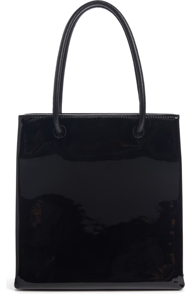 Balenciaga Extra Extra Small AJ Logo Leather Shopper Tote, Alternate, color,