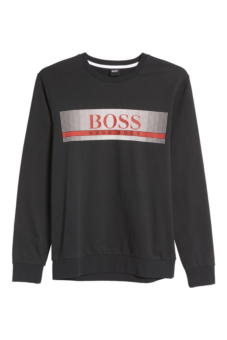 Men's Authentic Sweatshirt, Alternate, color, BLACK
