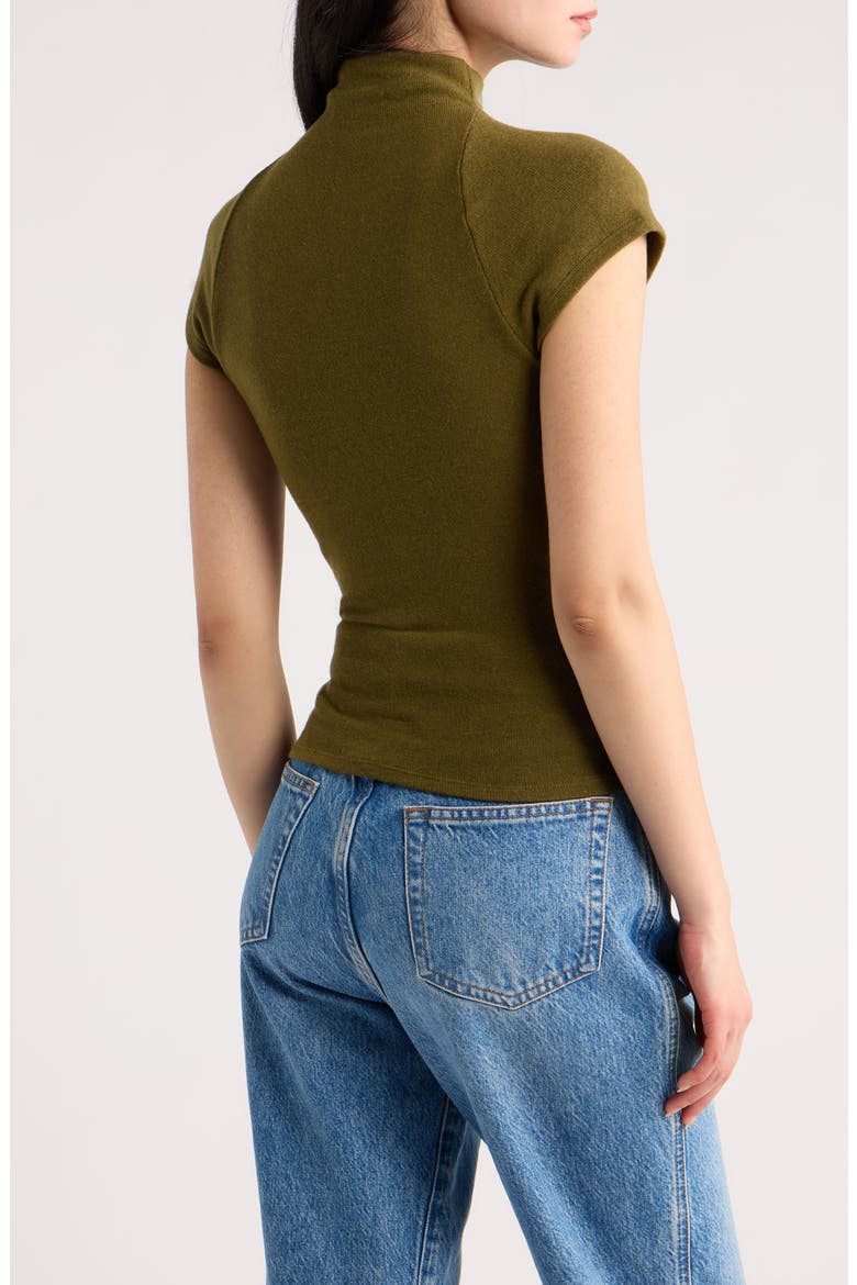 Pien Funnel Neck Knit Top, Alternate, color, MOSS GARDEN