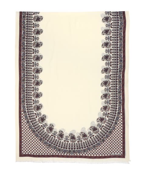 Wool Paisley Oblong