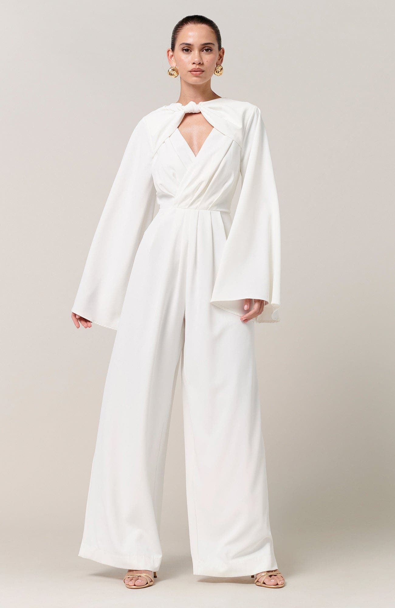 Over loose Jumpsuit アイボリー ec376187-cd2d-4969-9eb8-