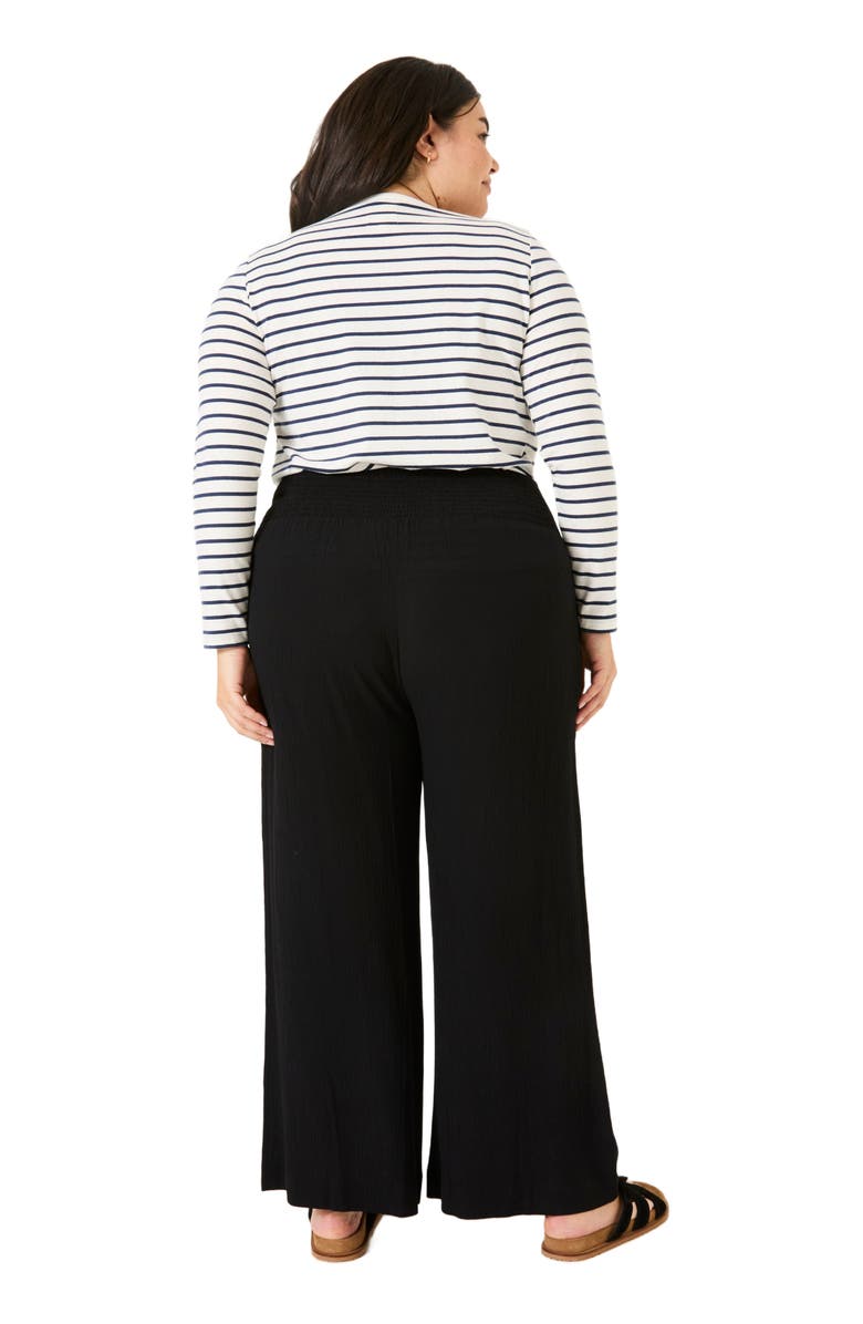 FatFace Plus Size Shirred Palazzo, Alternate, color,