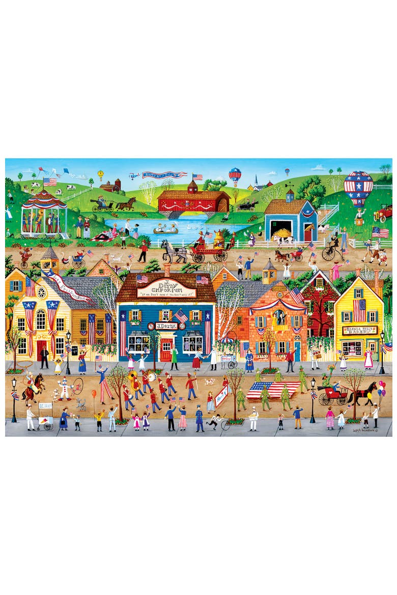 4th of July Parade 1000 Piece Puzzle, Alternate, color, Multicolor