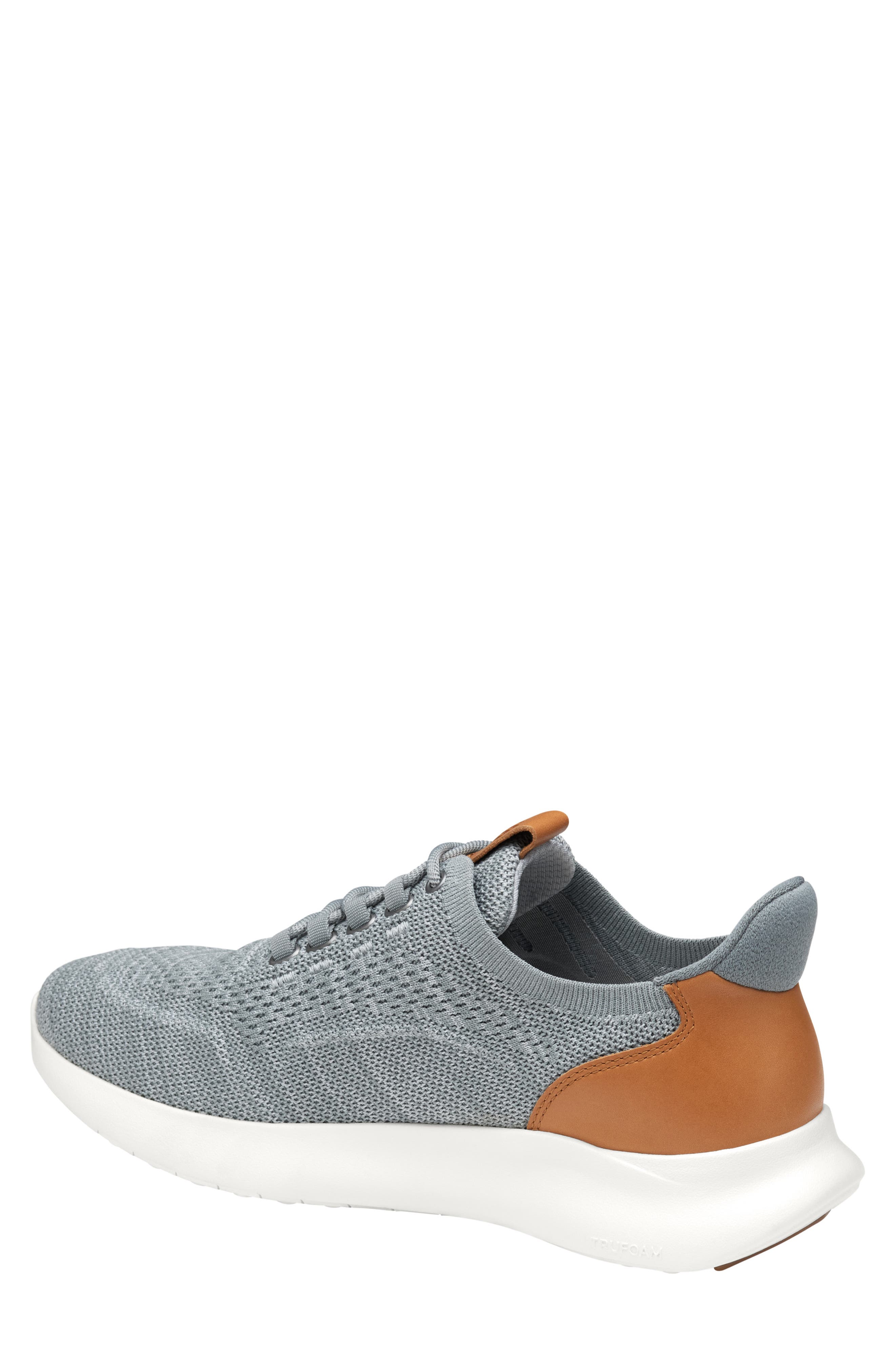 Johnston & Murphy Amherst 2.0 Knit Plain Toe Sneaker - Wide Width Available, Alternate, color, Gray Heathered Knit
