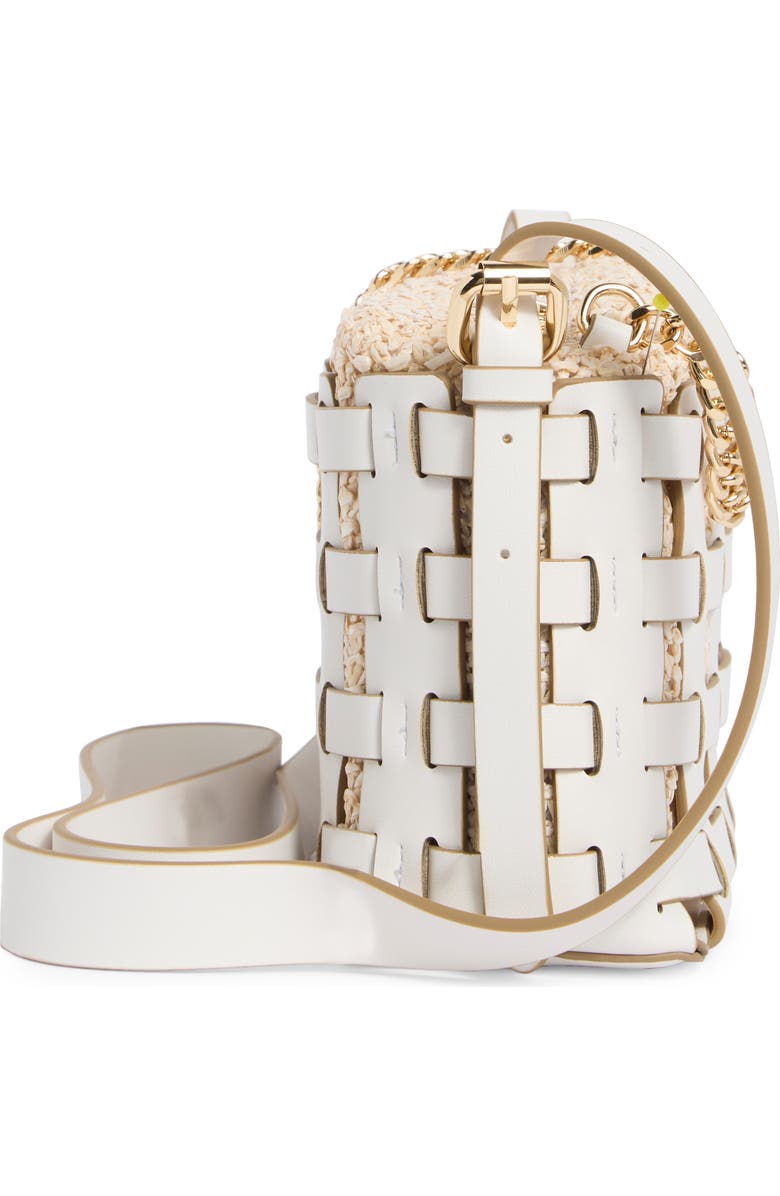 Dolce Vita Cassis Faux Leather Crossbody Bag, Alternate, color, White