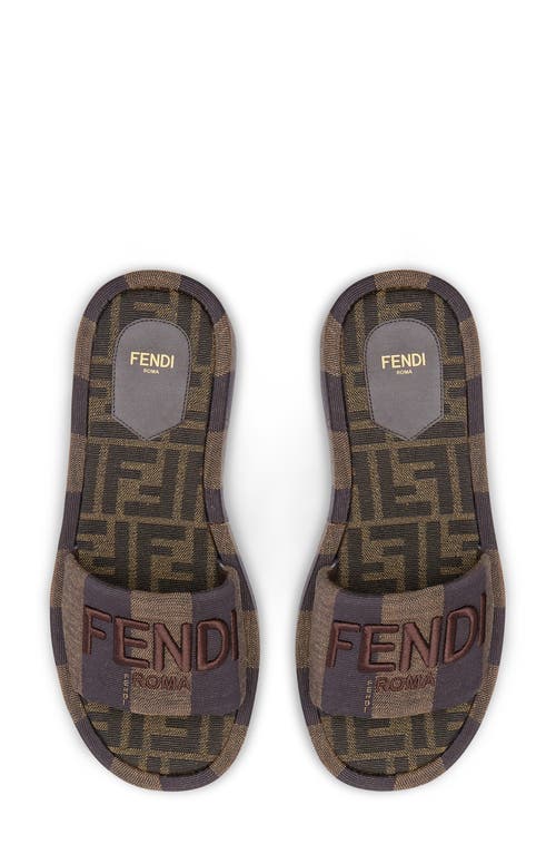 Fendi Flatform Platform Slide Sandal